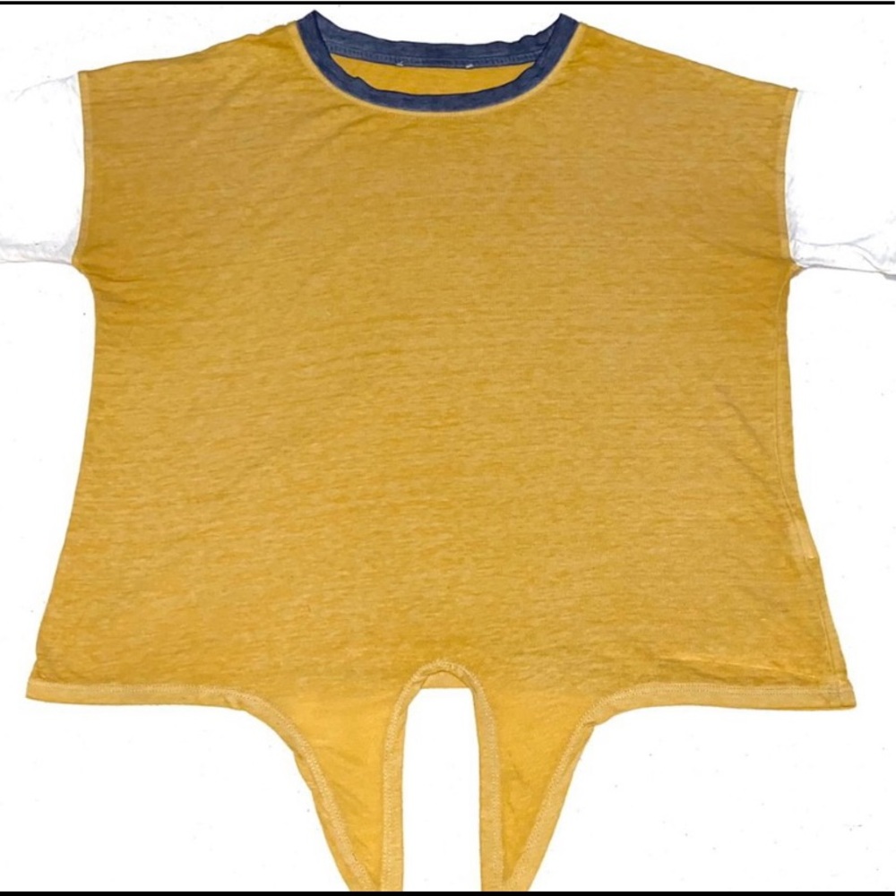 Yellow Tie Shirt